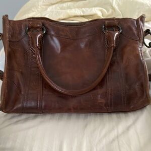 Frye distressed leather handbag. Beautiful and very seldom used…